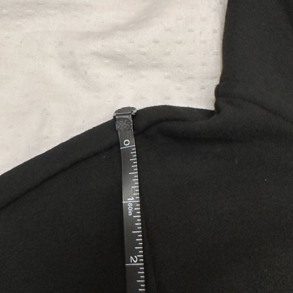NWT Zella Cozy Half Zip Pullover Sweatshirt, Black, Size Small - Picture 7 of 7
